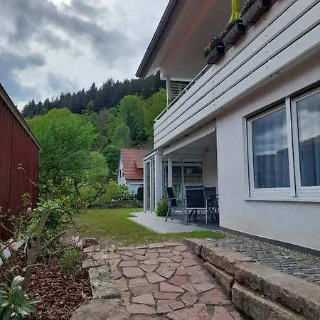 Am Enzufer Mit Wintergarten Im Schwarzwald דירה *