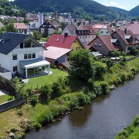 Am Enzufer Mit Wintergarten Im Schwarzwald Bad Wildbad